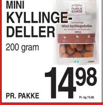 ABC Lavpris Mini kyllinge- deller tilbud