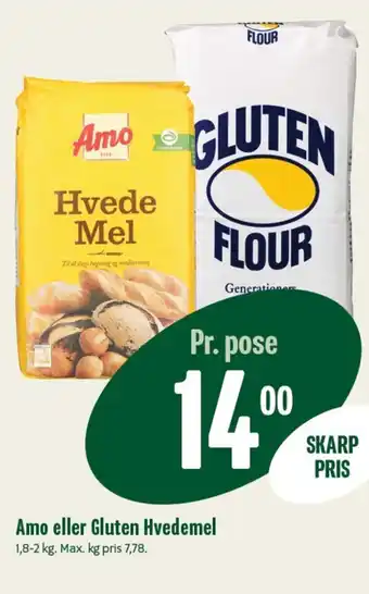 Min Købmand AMO eller Gluten Hvedemel tilbud