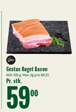 Min Købmand Gestus Røget Bacon tilbud