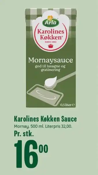 Min Købmand ARLA Karolines Køkken Sauce tilbud