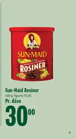 Min Købmand SUN-MAID Rosiner tilbud