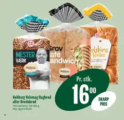 Min Købmand Kohberg Velsmag Rugbrød eller Hvedebrød tilbud