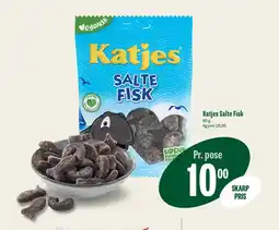 Min Købmand Katjes Salte Fisk tilbud