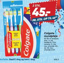 Bilka COLGATE mundpleje tilbud