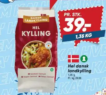 Bilka Hel dansk landkylling tilbud