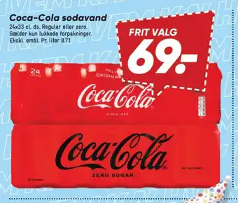 Bilka COCA-COLA sodavand tilbud