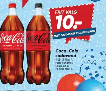 Bilka COCA-COLA sodavand tilbud