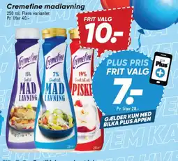 Bilka Cremefine madlavning tilbud