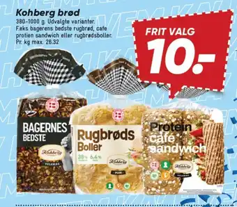 Bilka Kohberg brød tilbud