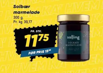 Bilka Salling Solbær marmelade tilbud