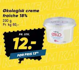 Bilka Økologisk creme fraiche 18% tilbud