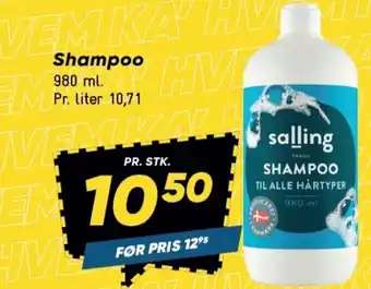 Bilka Salling Shampoo tilbud