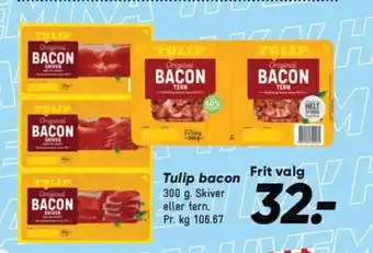 Bilka TULIP bacon tilbud