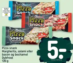 REMA 1000 Pizza snack Magherita, salami tilbud