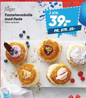 Bilka Fastelavnsbolle med fløde tilbud