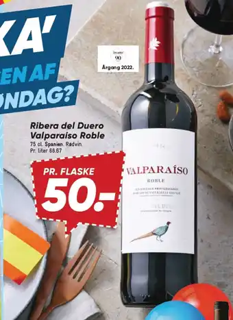 Bilka Ribera del Duero Valparaiso Roble tilbud