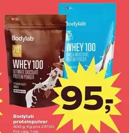 Kvickly Bodylab proteinpulver tilbud