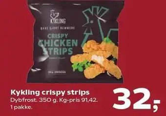 Kvickly Kykling crispy strips tilbud