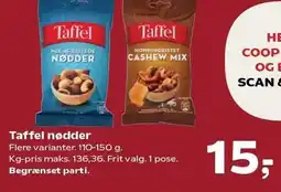 Kvickly Taffel nødder tilbud