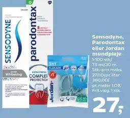 Kvickly Sensodyne, Parodontax eller Jordan mundpleje tilbud