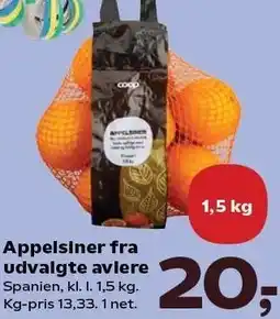 Kvickly Appelsiner fra udvalgte avlere tilbud