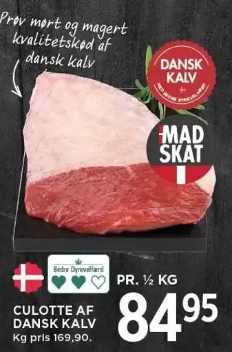 MENY CULOTTE AF DANSK KALV tilbud