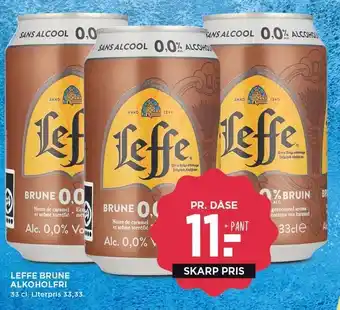 MENY LEFFE BRUNE ALKOHOLFRI tilbud