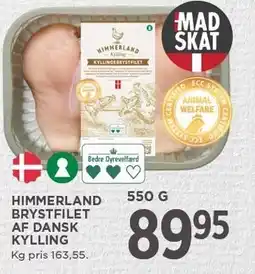 MENY HIMMERLAND BRYSTFILET AF DANSK KYLLING tilbud