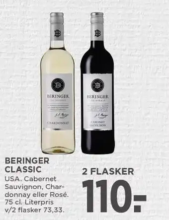 MENY BERINGER CLASSIC tilbud