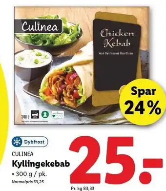 Lidl Kyllingekebab tilbud