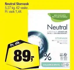 Calle Neutral Storvask 5,27 kg tilbud