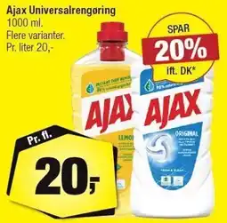 Calle Ajax Universalrengøring 1000 ml tilbud