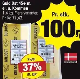 Calle Guld Ost 45+ 1,4 kg tilbud