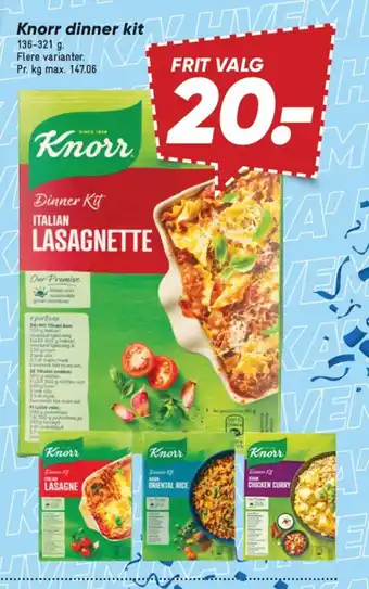 Bilka KNORR dinner kit tilbud