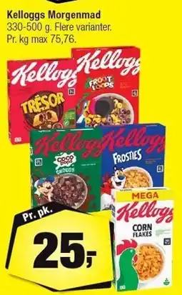 Calle Kelloggs Morgenmad 330-500 g tilbud