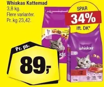 Calle Whiskas Kattemad 3,8 kg tilbud