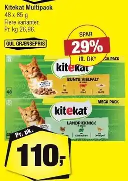 Calle KiteKat Multipack 48 x 85 g tilbud