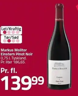 Fleggaard Markus Molitor Einstein Pinot Noir tilbud