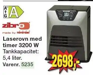 Harald Nyborg Laserovn med timer 3200 W tilbud