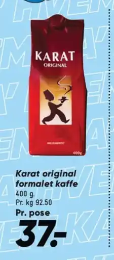 Bilka KARAT original formalet kaffe tilbud