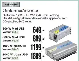 Harald Nyborg Omformer/inverter tilbud