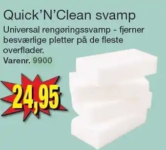 Harald Nyborg Quick'N'Clean svamp tilbud