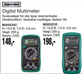 Harald Nyborg Digital Multimeter tilbud