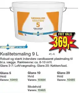 Harald Nyborg Kvalitetsmaling 9 L tilbud