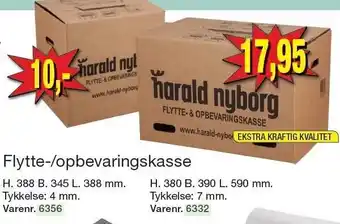 Harald Nyborg Flytte-/opbevaringskasse tilbud