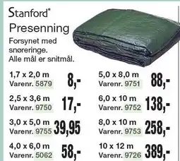 Harald Nyborg Presenning tilbud