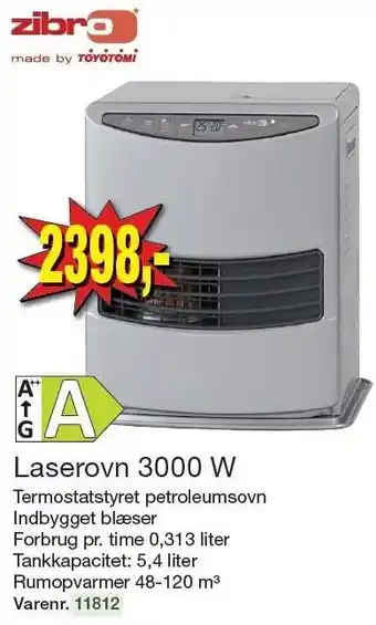 Harald Nyborg Zibro Laserovn 3000 W tilbud