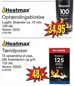 Harald Nyborg Heatmax Optændingsblokke eller Tændposer tilbud