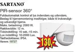 Harald Nyborg PIR-sensor 360 tilbud