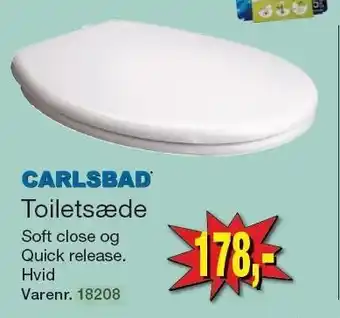 Harald Nyborg CARLSBAD Toiletsæde tilbud